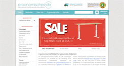 Desktop Screenshot of ergonomisches.de